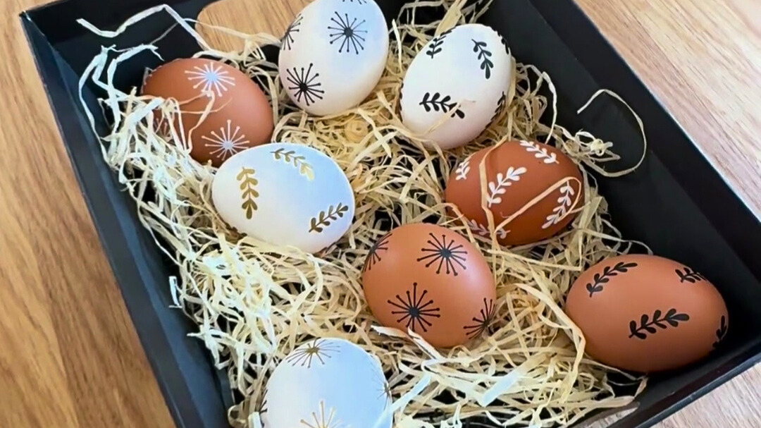 Nejrychlejší zdobení vajíček: Bez barev a nepořádku