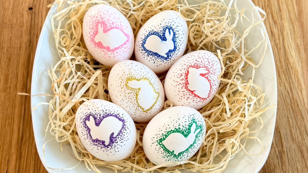 Velikonoční tečkování fixou: Čisté a hravé zdobení pro malé umělce